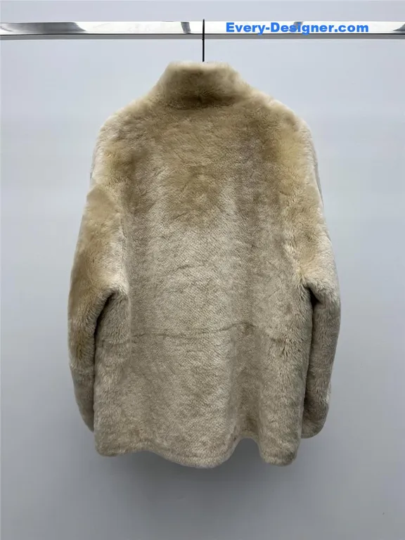 Maxmara mid-length shearling coat